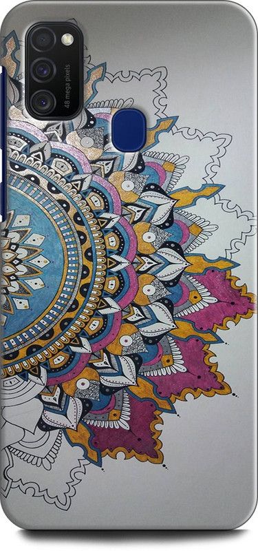 Afterglow Back Cover for SAMSUNG Galaxy M30s MANDALA, FLOWER, ABSTRACT, GEOMETRIC, DESIGN, GLITTER, PATTERN  (Multicolor, Shock Proof, Pack of: 1)