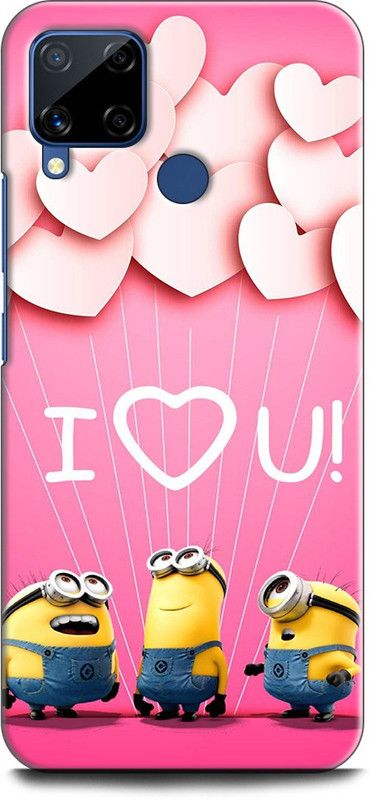 Afterglow Back Cover for Realme C15 MINIONS, CUTE, FUNNY, CARTOON, MINIONS CUTE, CUTE  (Multicolor, Shock Proof, Pack of: 1)
