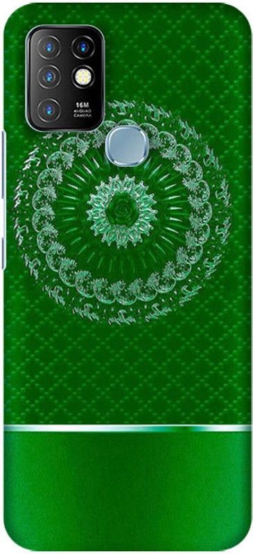 PNBEE Back Cover for Infinix Hot 10  (Green, Hard Case, Pack of: 1)