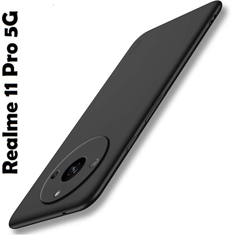 Aaralhub Back Cover for Realme 11 Pro, Realme 11 Pro 5G  (Transparent, Camera Bump Protector, Pack of: 1)
