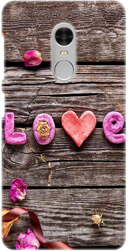 Smutty Back Cover for Mi Redmi Note 5 - Love Print  (Multicolor, Hard Case)