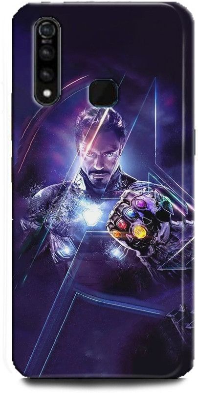 INDICRAFT Back Cover for Vivo Z1Pro, Vivo 1951, Ironman, Printed  (Multicolor, Shock Proof, Pack of: 1)