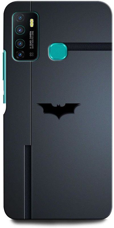 INTELLIZE Back Cover for Infinix Hot 9 BATMAN, DARK KNIGHT, SUPERHERO, DC COMIC, BATMAN LOGO,  (Multicolor, Hard Case, Pack of: 1)