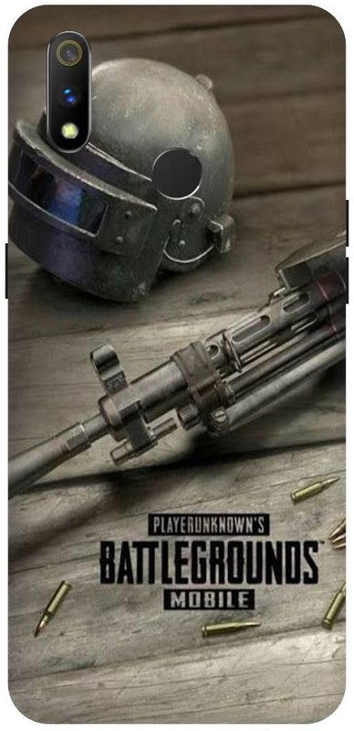 THE NARAYANA COLLECTIONS Back Cover for REALME 3 PRO- RMX1851-AWM,GUN,PUBG,SKIN,GAME  (Multicolor, Hard Case, Pack of: 1)