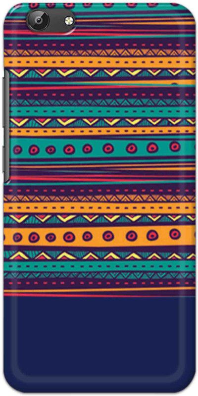 NDCOM Back Cover for Vivo Y69 Geometric Pattern Printed  (Multicolor, Hard Case, Pack of: 1)