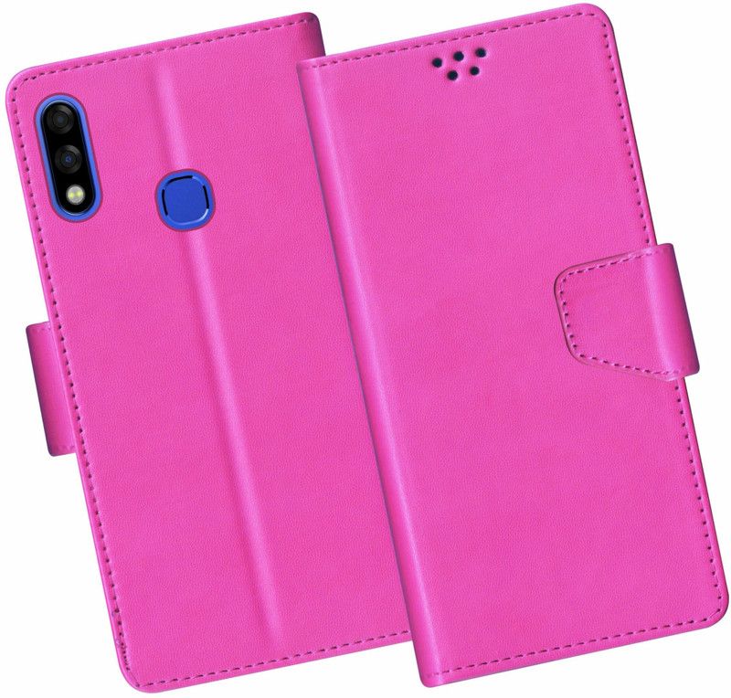 SBMS Flip Cover for Infinix Hot 7 Pro, Infinix Hot 7  (Pink, Shock Proof, Pack of: 1)