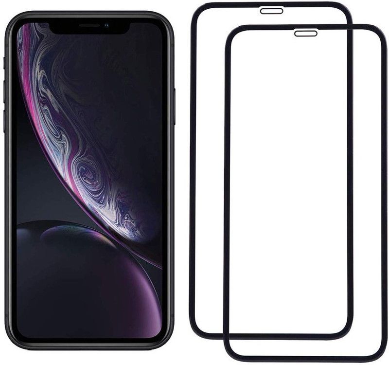 VJS Edge To Edge Tempered Glass for iPhone 11 Pro, Apple iPhone XS, Apple iPhone X  (Pack of 2)