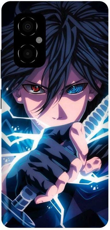 play fast Back Cover for POCO M4 5G, MZB0BRWIN, NARUTO, SHIPUDDEN, SUSUSKE, UCHIHA, ANIME, BOY, NEON  (Blue, Hard Case, Pack of: 1)