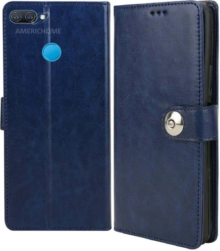 Cowboy Flip Cover for Oppo A11k, Model CPH2083, CPH2071  (Blue, Flexible, Pack of: 1)