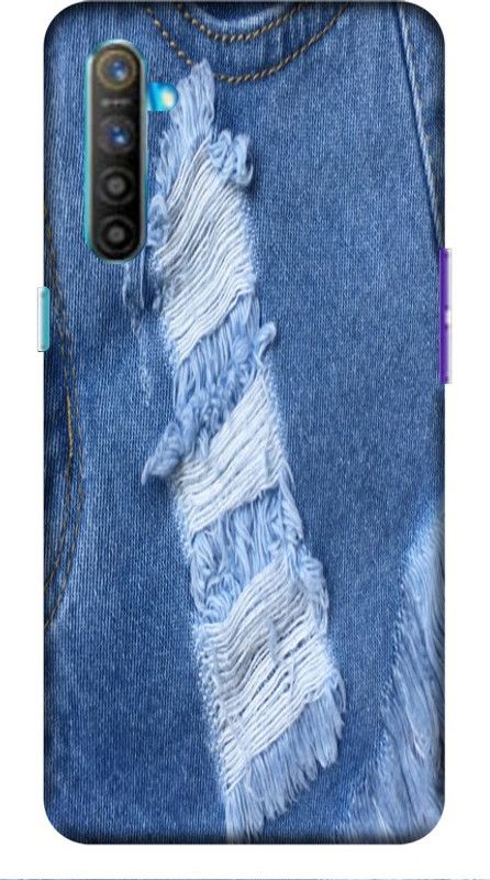PNBEE Back Cover for Realme XT, RMX1921- Jeans Print Mobile Case Cover  (Multicolor, Hard Case, Pack of: 1)