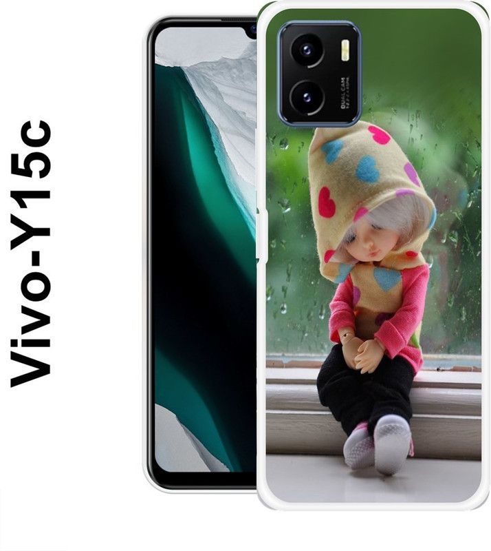 JATLAND Back Cover for Vivo Y15c  (Multicolor, Silicon)