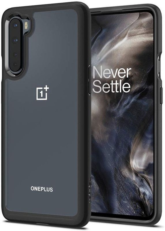 JUSTASK Back Cover for ONEPLUS NORD SE  (Black)