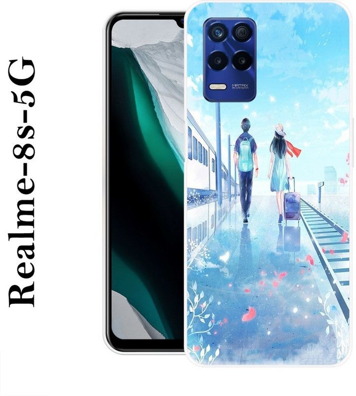 BAGRA Back Cover for Realme 8s 5G  (Multicolor, Silicon)