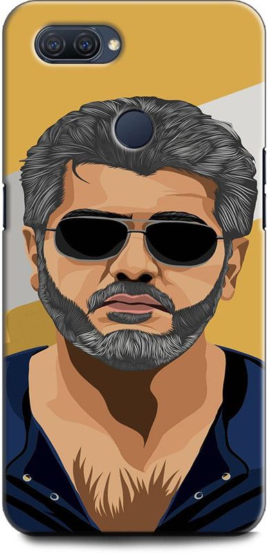 INDICRAFT Back Cover for Realme 2 Pro, RMX1807 AJIT KUMAR, STYLISH STAR, TAMIL STAR, SOUTH STAR  (Multicolor, Shock Proof, Pack of: 1)