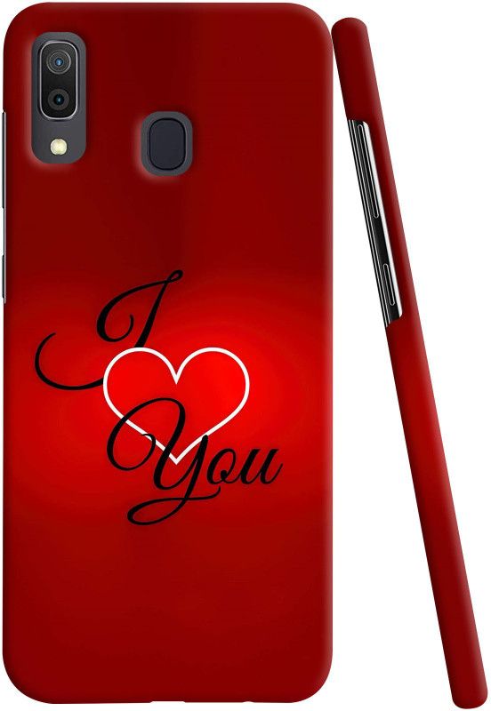GIFT4EVER Back Cover for Samsung Galaxy A30  (Red, Pack of: 1)