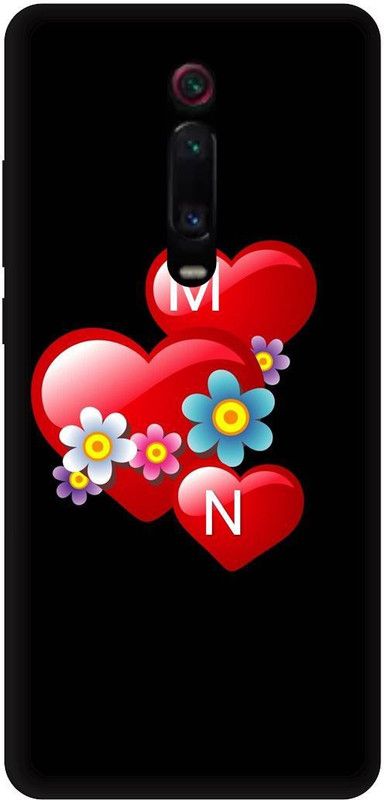 Thecoverking Back Cover for Redmi K20Pro (M,N letter,M,N alphabet,M,N word, M,N name, heart, cases cover  (Multicolor, Waterproof, Pack of: 1)