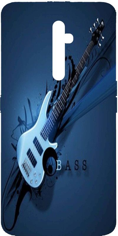 PrintKing Back Cover for OPPO Reno 2z (Guitar Cover, Blue Guitar, Guitar, Music Instrumental Cover, Designer)  (Multicolor, Waterproof, Silicon, Pack of: 1)