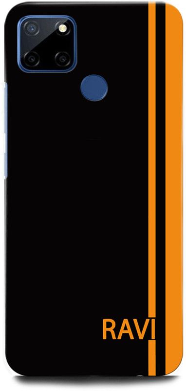 GRAFIQE Back Cover for Realme C12 Ravi, Ravi Name  (Multicolor, Shock Proof, Pack of: 1)