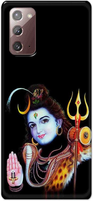 NDCOM Back Cover for Samsung Galaxy Note 20 Lord Shiva Mahadev Printed  (Multicolor, Hard Case, Pack of: 1)