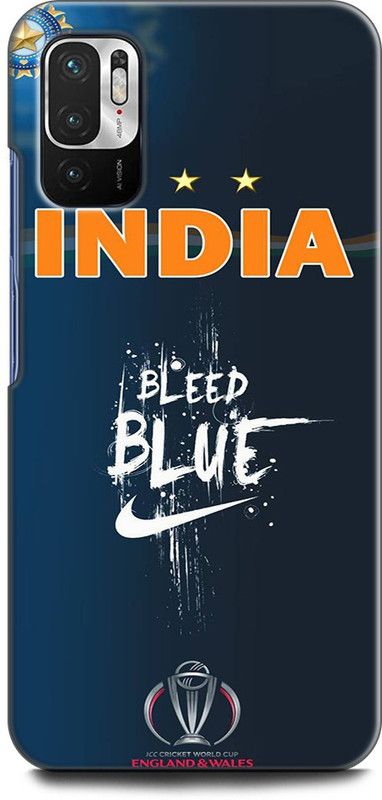 Wall Art Back Cover for REDMI Note 10T 5G VIRAT KHOLI, INDAIN CRICKET TEAM, SPORTS, CRICKET, MS DHONI  (Multicolor, Dual Protection, Pack of: 1)