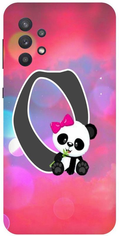 PICHKU Back Cover for SAMSUNG GALAXY A32-O,LATTER,ALPHABET,PANDA,NAME,DESIGN,LIFE,LINE,GIRLS,BOYS,LOVE  (Pink, Hard Case, Pack of: 1)