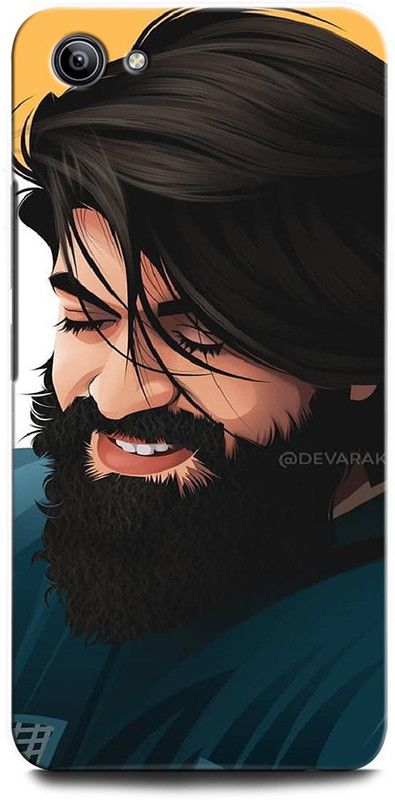 INTELLIZE Back Cover for Vivo Y81i 1812&1732 YASH, KGF, ROCKING STAR,TAMIL HERO, TELUGU STAR  (Multicolor, Hard Case, Pack of: 1)