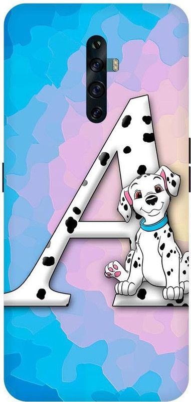 Thecoverking Back Cover for Oppo Reno 2F (A letter,A alphabet,A word, A name, red heart, cases cover  (Multicolor, Waterproof, Pack of: 1)