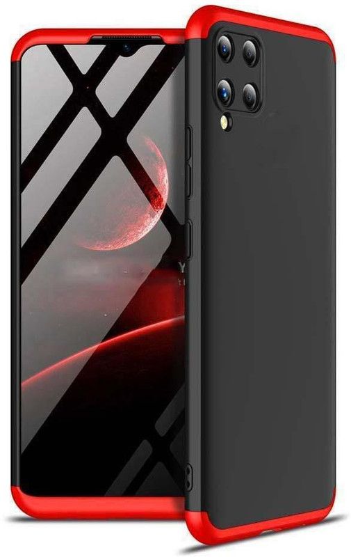 Lilliput Back Cover for Samsung Galaxy A12 CAMERA PROTECTION CASE  (Red, Camera Bump Protector, Pack of: 1)