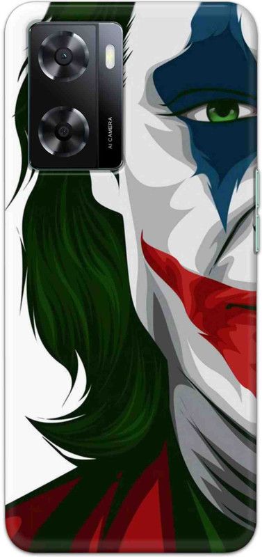 NDCOM Back Cover for OPPO A57 2022 Half Face Printed  (Multicolor, Hard Case, Pack of: 1)