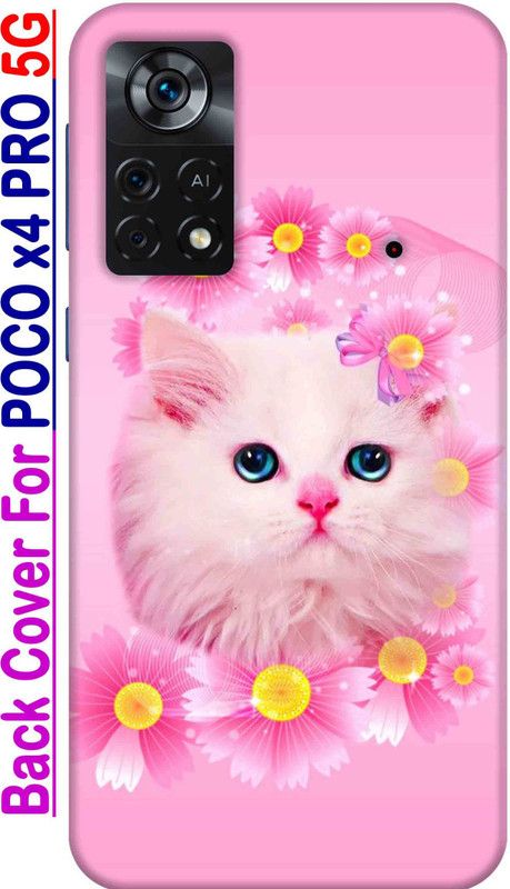 REALKING Back Cover for Poco X4 Pro 5G  (Pink, Grip Case, Silicon, Pack of: 1)