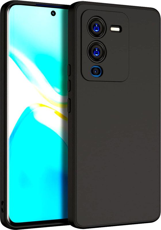 Stunny Back Cover for VIVO V25 PRO, VIVO V25PRO [5G]  (Black, Shock Proof, Pack of: 1)
