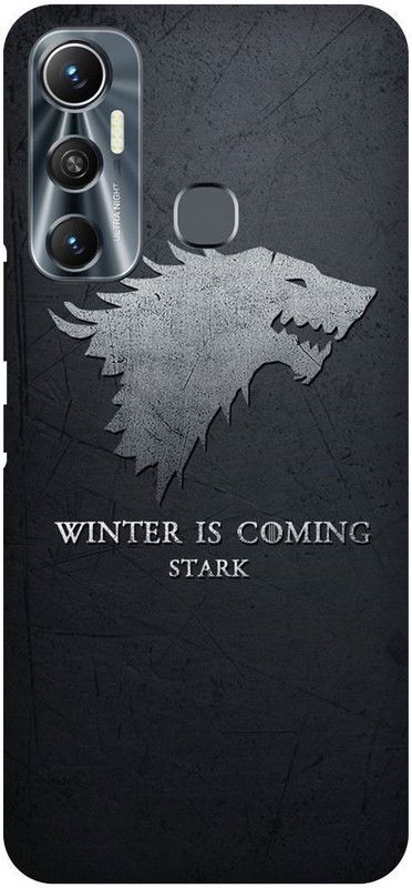 FIKORA Back Cover for Infinix Hot 11, X662, GAME, OF, THRONES, WINTERIS, HERE  (Grey, Hard Case, Pack of: 1)