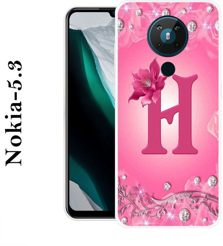 KLC Back Cover for Nokia 5.3  (Pink, Silicon)