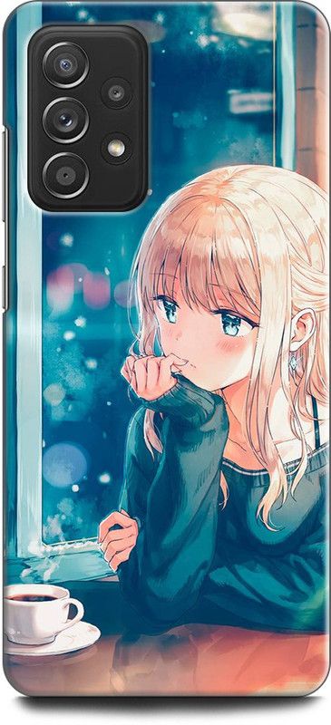 Afterglow Back Cover for SAMSUNG Galaxy A52 ANIME, CARTOON, ANIME GIRL, SAD, LOVE, ALONE  (Multicolor, Shock Proof, Pack of: 1)