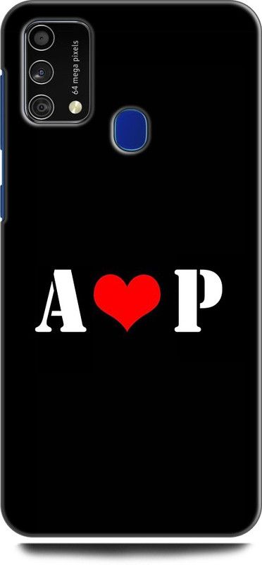 Afterglow Back Cover for SAMSUNG Galaxy F41 A P, A LOVES P, NAME, LETTER, ALPHABET, AP LOVE, HART  (Multicolor, Shock Proof, Pack of: 1)