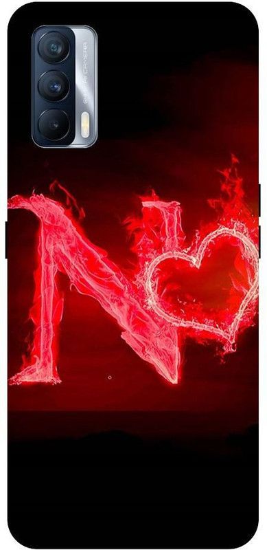 URCHIN Back Cover for Realme X7 N, N letter, Letter N, n love, N love  (Multicolor, Shock Proof)