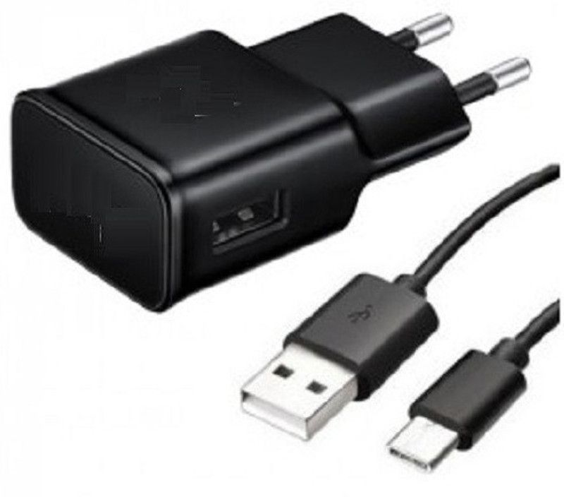 Ekon NA 1.67 A Mobile 18W Fast Charging Mobile Adapter with USB Type C Cable Compatible for Galaxy A20, A20s, A21, A30, A30s, A31, A50, A50s, A51 Charger with Detachable Cable  (Black)