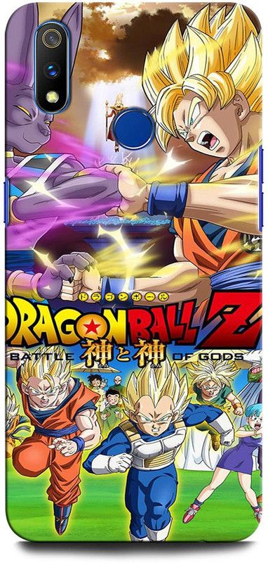 INTELLIZE Back Cover for Realme 3 RMX1825 DRAGONBALL Z, GOKU, POSTER, VEGETA, GOHAN, TEIN, CARTOON, GOHAN  (Multicolor, Hard Case, Pack of: 1)