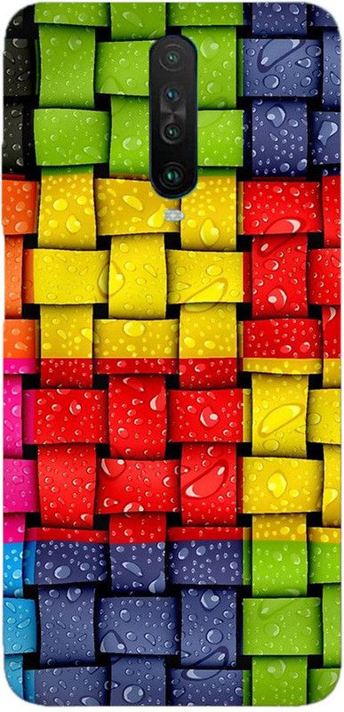 METOO Back Cover for Poco X2, Color Box, Amazing Design Back Cover Print : 103  (Multicolor, Dual Protection, Silicon, Pack of: 1)