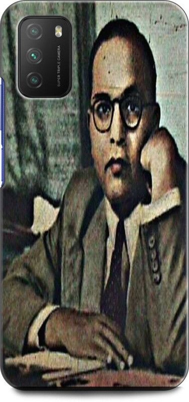 INDICRAFT Back Cover for POCO M3 BABA SAHEB, DR BHIMRAV AMBEDKAR JI  (Multicolor, Dual Protection, Pack of: 1)