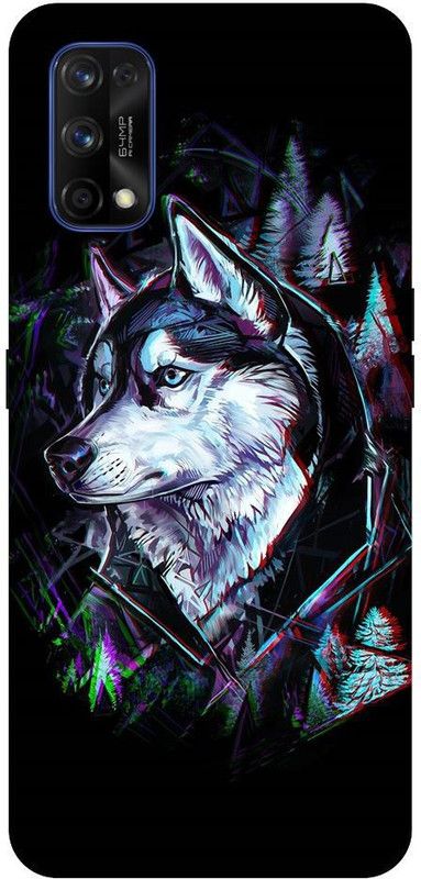 URCHIN Back Cover for Narzo 20Pro wolf, Dark, Logo wolf, Animals  (Multicolor, Shock Proof, Pack of: 1)