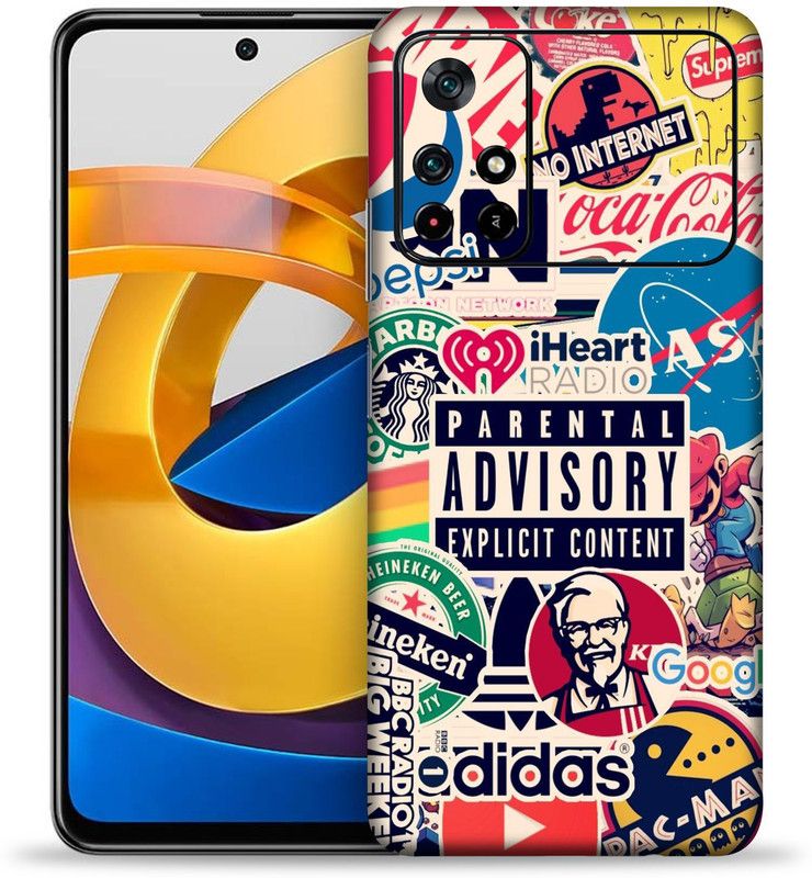 OggyBaba Poco M4 Pro, Logistic Brands Mobile Skin  (Multicolor)