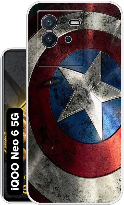 Case Club Back Cover for iQOO Neo 6 5G  (Silver, Silicon, Pack of: 1)