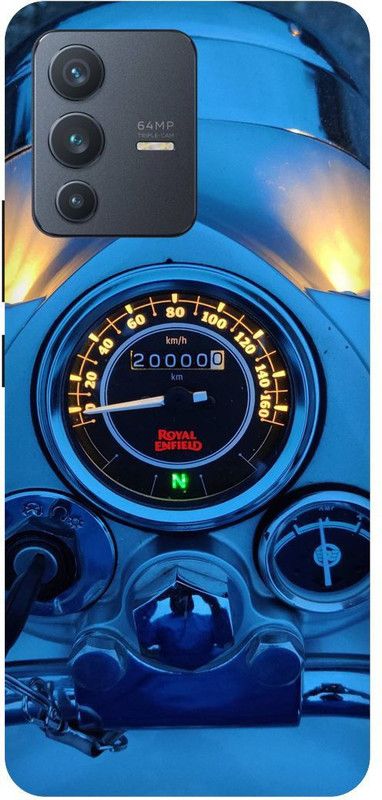 THE NARAYANA COLLECTIONS Back Cover for VIVO V23 5G- V2130-ROYAL,ENFILED,BIKE,BULLET,RACER  (Multicolor, Hard Case, Pack of: 1)