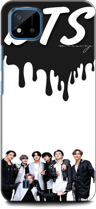 WallCraft Back Cover for Realme C20, RMX3063, RMX3061 HEARTBEAT, BTS, BANGTAN, BEAT, HEART, KPOP, WORLD, MUSIC  (Multicolor, Dual Protection, Pack of: 1)