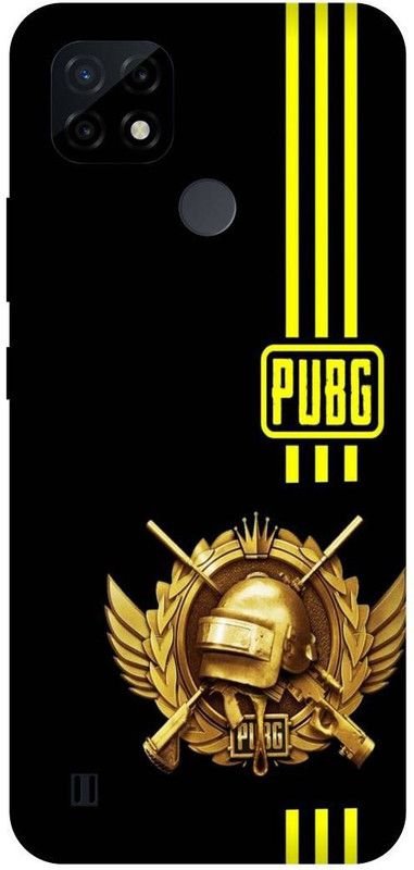 THESTONEWELL Back Cover for Rralme C21 pubg player pubg gun cases cover  (Multicolor, Shock Proof, Pack of: 1)