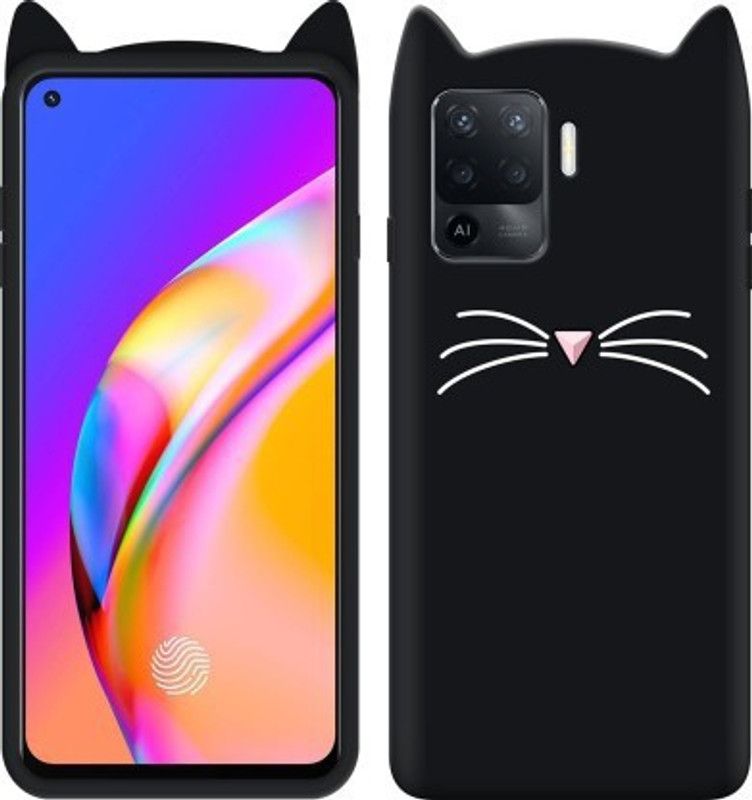 Finaux Back Cover for Oppo F19 Pro Plus  (Black, Pack of: 1)