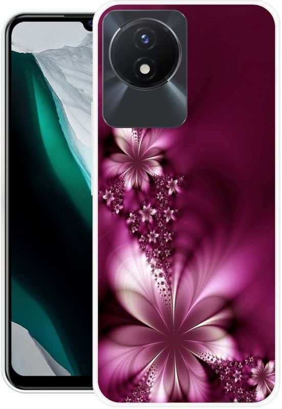 KUDI Back Cover for Vivo Y02  (Multicolor, Grip Case, Silicon, Pack of: 1)