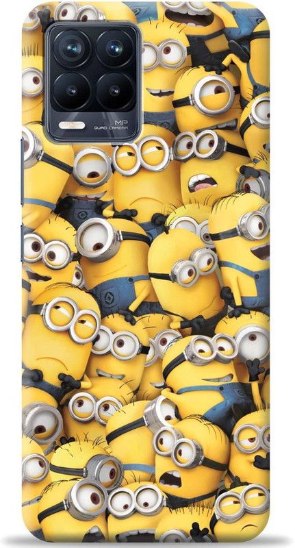 Loffar Back Cover for Realme 8  (Yellow, Shock Proof, Pack of: 1)