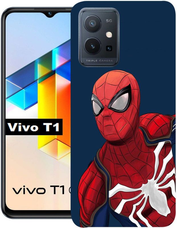 Anami Back Cover for Vivo T1  (Multicolor, Grip Case, Silicon, Pack of: 1)